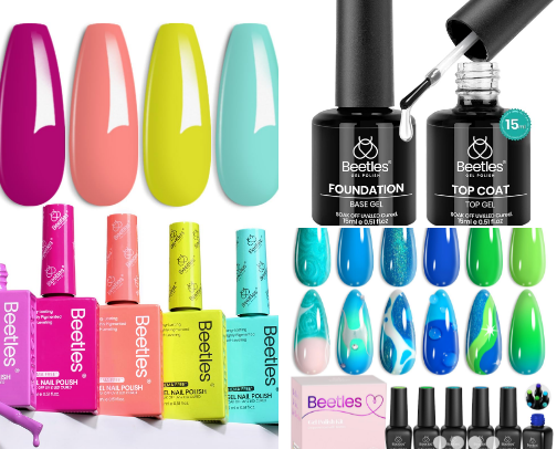 Gel nails @ home cover photo collage
