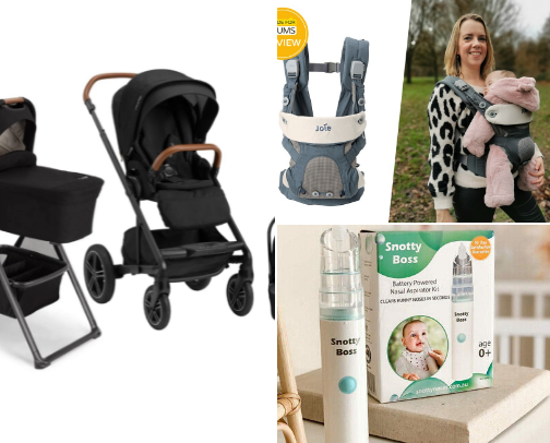 Must-Have Baby Products cover photo collage