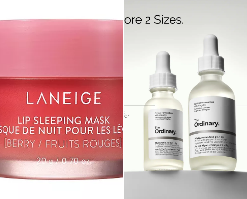 skincare cover photo collage