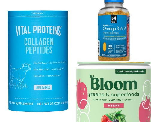 My health essentials of the day cover photo collage