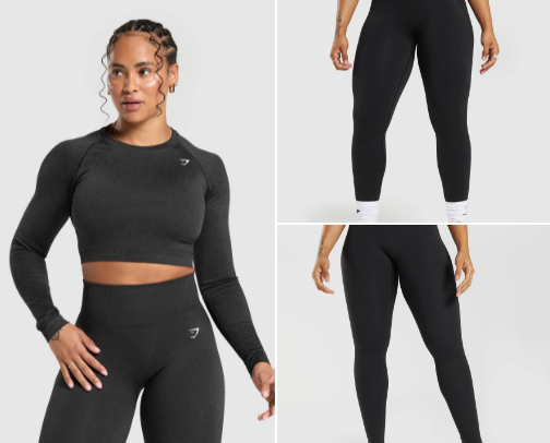 Work out clothes cover photo collage