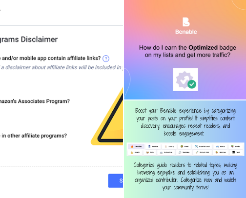 A Beginner’s Guide to Affiliate Marketing on Benable: Strategies, Tips, and More cover photo collage