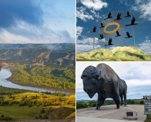 The Best of North Dakota cover photo collage
