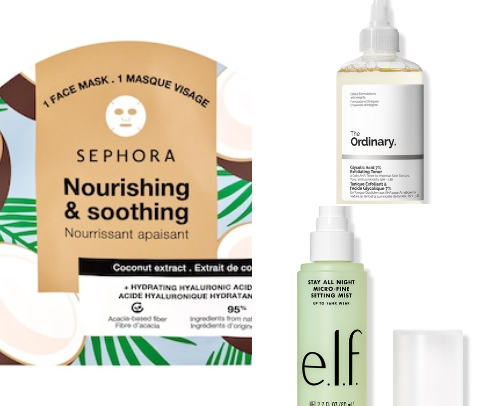 My favorite beauty recs cover photo collage