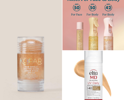 my favorite sunscreens cover photo collage