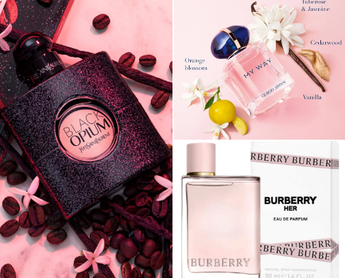 My top perfumes cover photo collage