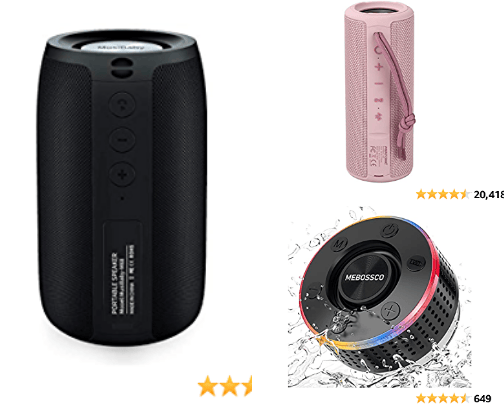 bluetooth speaker cover photo collage