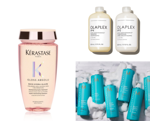 LUXURY curly hair routine cover photo collage