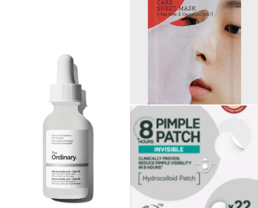 Skin care routine cover photo collage
