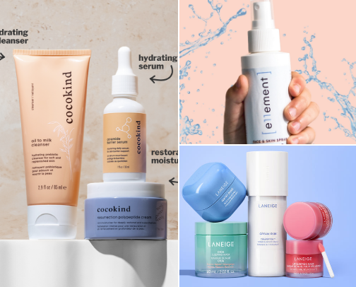 Beauty Items & Skin Care cover photo collage