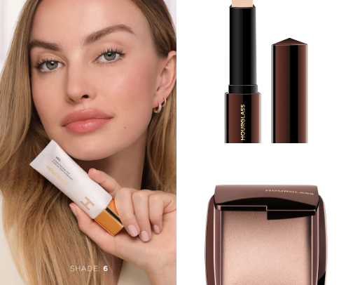 “Hourglass Cosmetics: Where Science Meets Soul in Luxury Beauty” cover photo collage