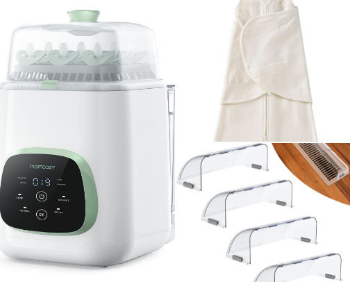Newborn essentials I couldn't have lived without - Love a first-time mom cover photo collage