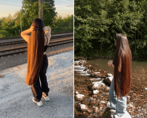 Products I use to maintain my extremly long hair cover photo collage