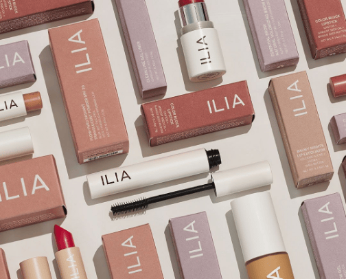 ILIA Beauty cover photo collage