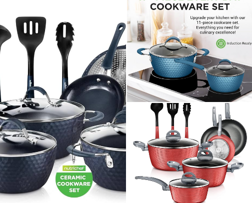Top 10 Nonstick Cookware Sets for Home cover photo collage
