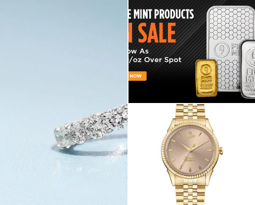 Everything gold, diamond etc. check out. cover photo collage