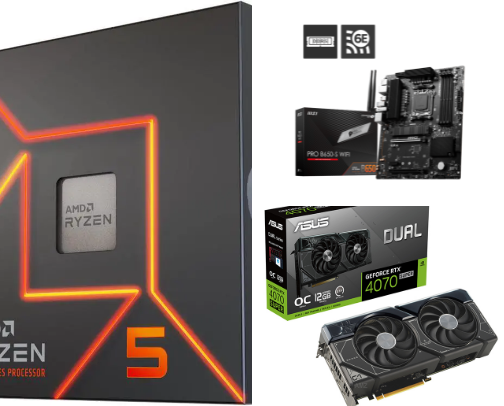 🛑 Stop Overpaying for Prebuilts: The Ultimate "Zero-Bottleneck" First-Time PC Builder’s Shopping List cover photo collage