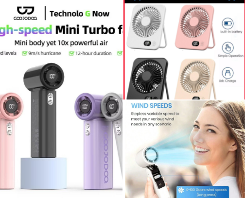 On-the-Go Cooling Essentials cover photo collage