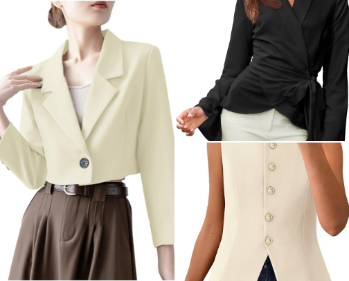 Chic Fits & Wardrobe Essentials 🎀🧥 cover photo collage