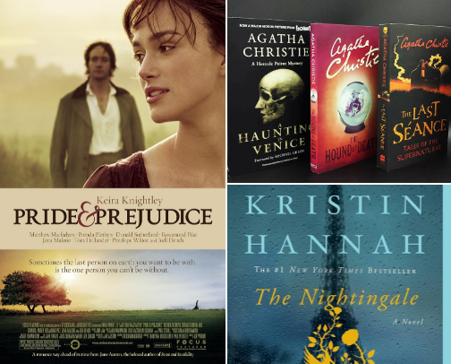 Fave book recommendations cover photo collage