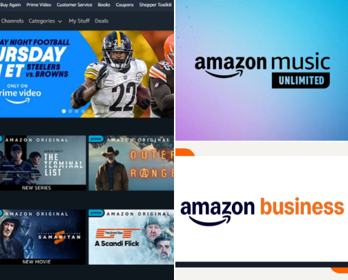 Amazon subscriptions cover photo collage