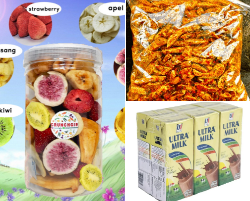 Favorit snacks cover photo collage