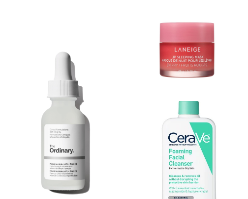 Skincare favs cover photo collage