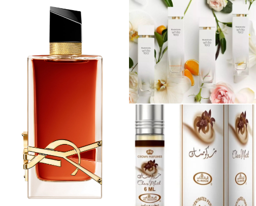 Perfumes cover photo collage