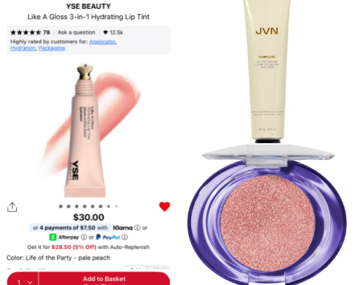 March Beauty List cover photo collage