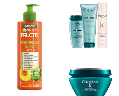 Hair care cover photo collage