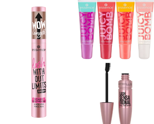 Go-to makeup products selection cover photo collage