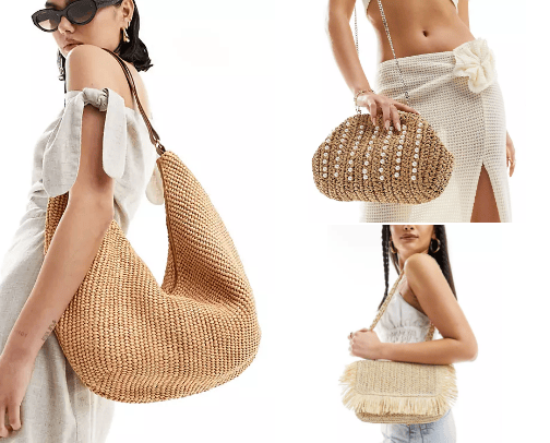 My must have bags for this season🐚🌊 cover photo collage