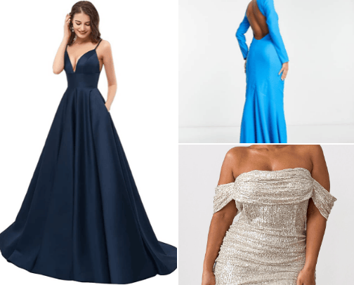 Prom dresses cover photo collage