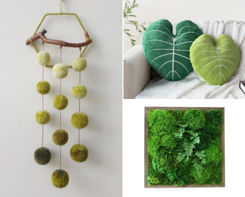 Nature-Inspired Home Decors cover photo collage