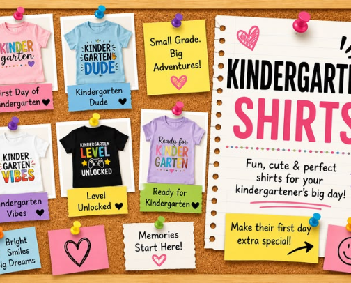 Cute back to school shirts cover photo collage