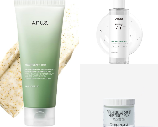 Steph’s Real Skincare Routine cover photo collage