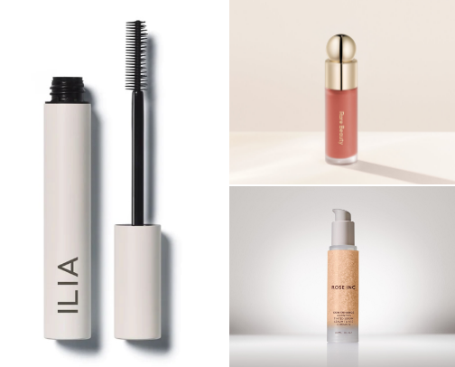 Clean girl make up for dark winter girlies cover photo collage