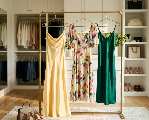 The Event Dress Edit: High-End Wedding Guest Finds Worth the Investment cover photo collage