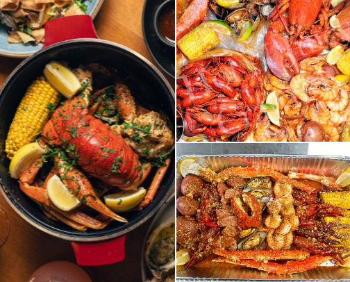 My top Seafood Places to Eat! cover photo collage