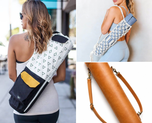 Handmade Yoga Bags That Stopped Me From Stuffing My Mat In A Tote cover photo collage