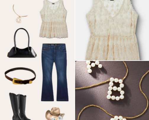 Romantic Cowgirl Style Picks 🤠🌼 cover photo collage