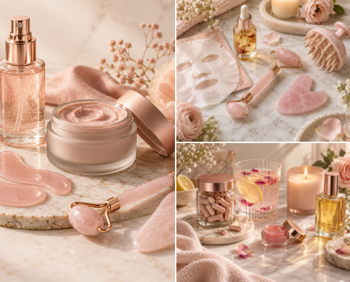 Small Rituals, Big Glow cover photo collage