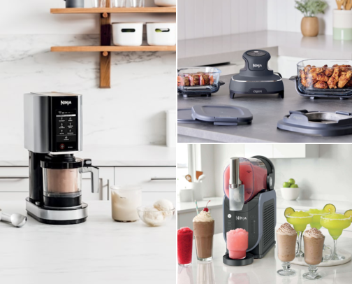 Kitchen gadgets cover photo collage
