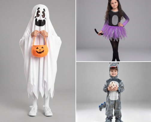 Kids Halloween Costumes cover photo collage