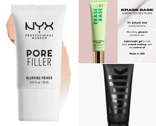 best makeup finds for oily skin cover photo collage