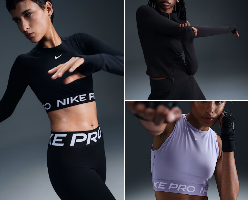 most comfortable sports wear + accessories cover photo collage