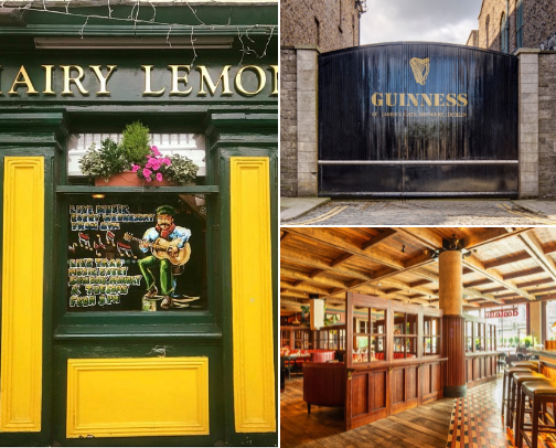 Travelling to Dublin? Must visit places - cover photo collage