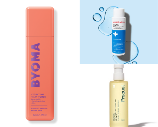 Skincare for Aging, Acne Prone Skin cover photo collage