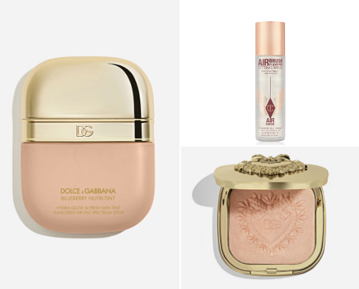 My Full Glam Yet Effortless Dolce & Gabbana Makeup Routine 💫 cover photo collage