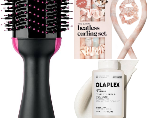 How do you get a good blowout at home without frying your hair? cover photo collage